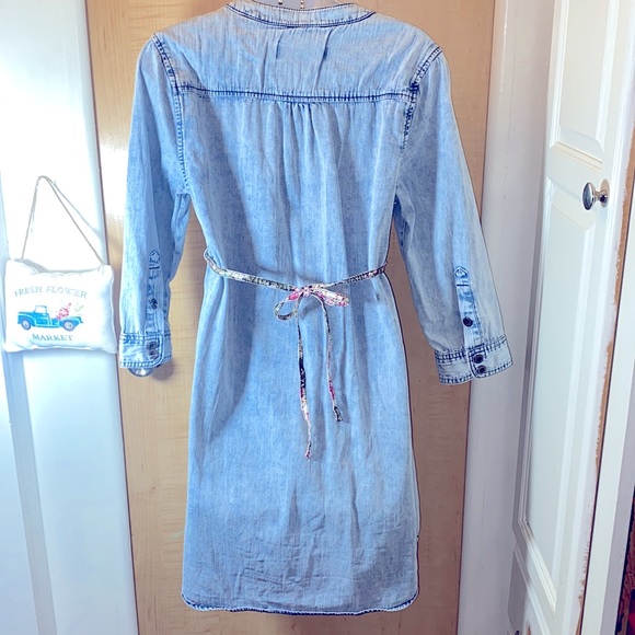 Celebrity Pink Jeans Stonewashed Denim Midi Dress - Picture 4 of 12